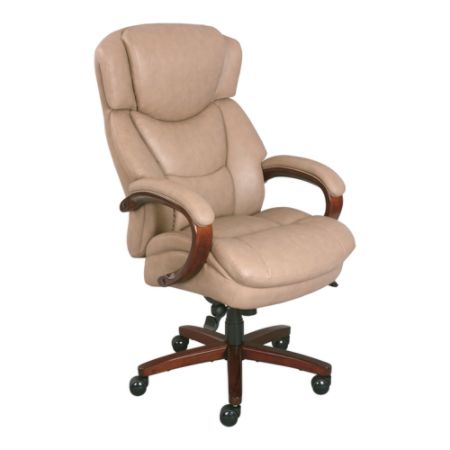 Thomasville Hudson Chair TaupeWalnut - Office Depot