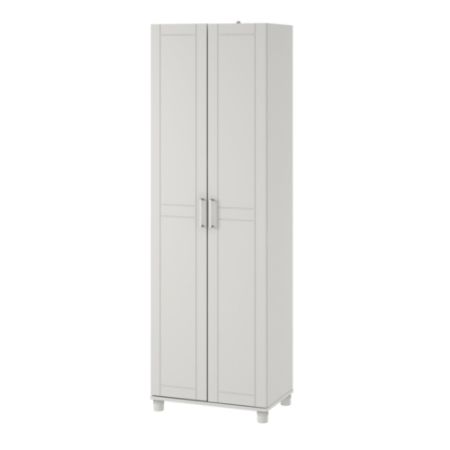 Ameriwood Home Callahan 24 Utility Storage Cabinet 5 Shelves White