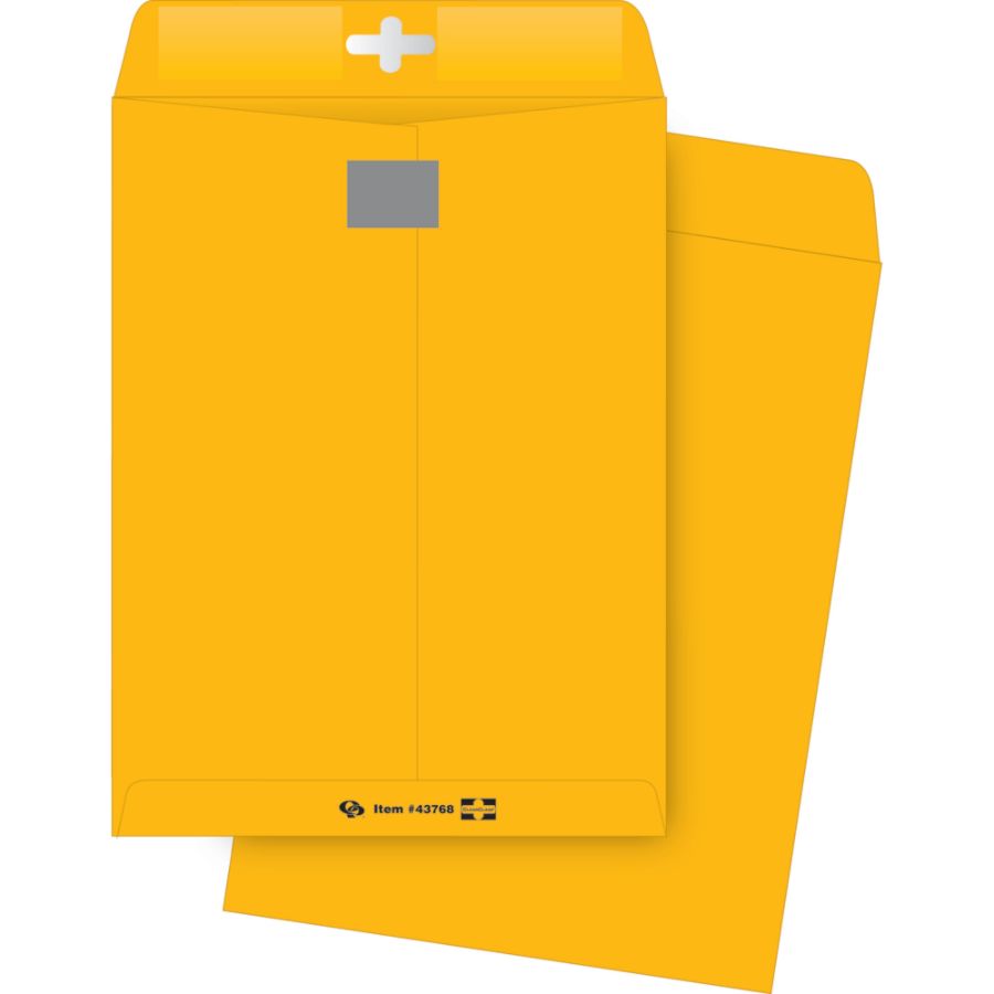 ClearClasp Envelopes, 10"x13", 100/BX, Kraft eBay