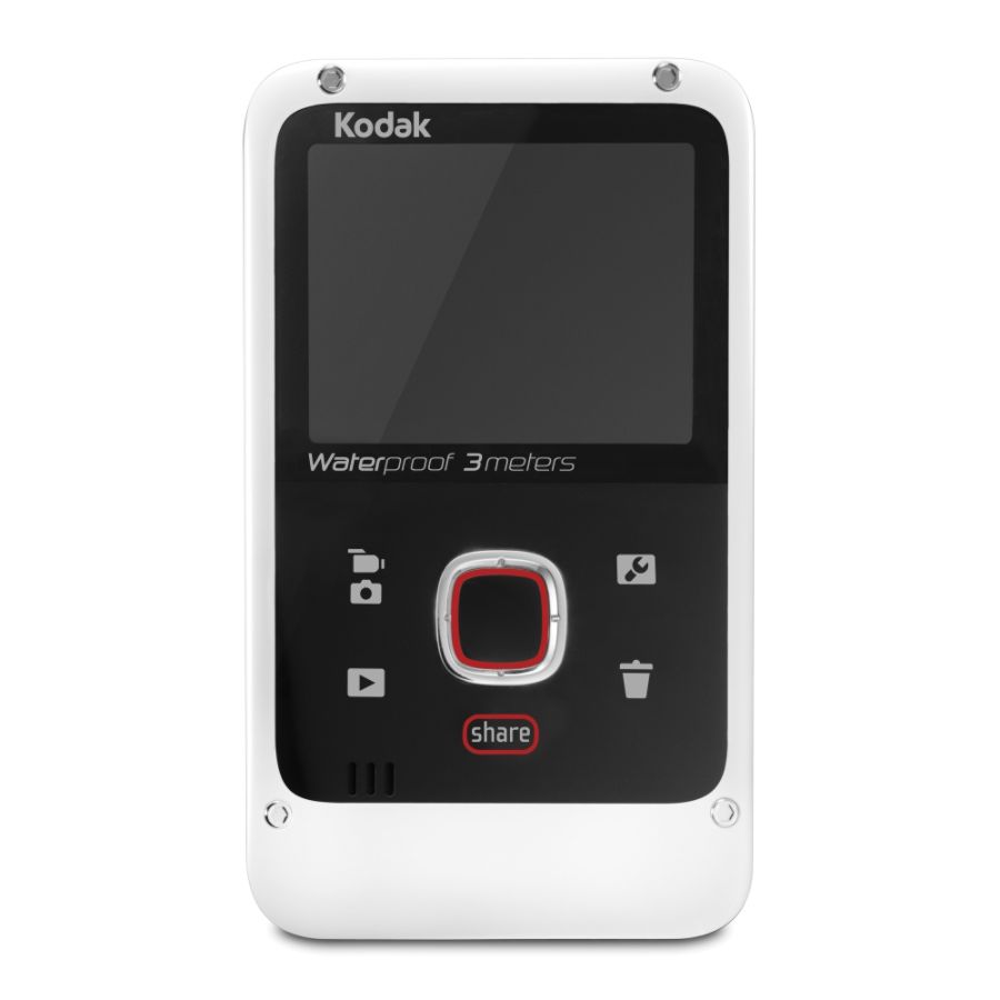 Kodak PlayFull Waterproof Video Camera White by Office Depot & OfficeMax