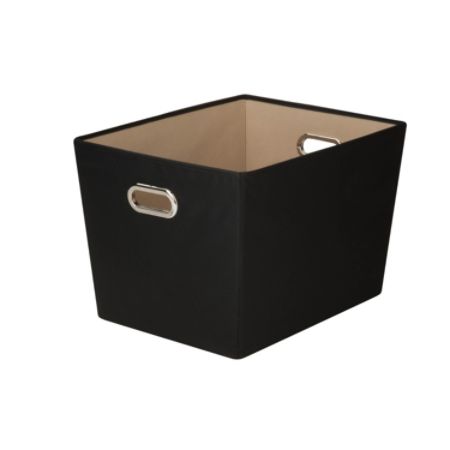 Honey Can Do Large Decorative Storage Bin With Handles 18 34 L X