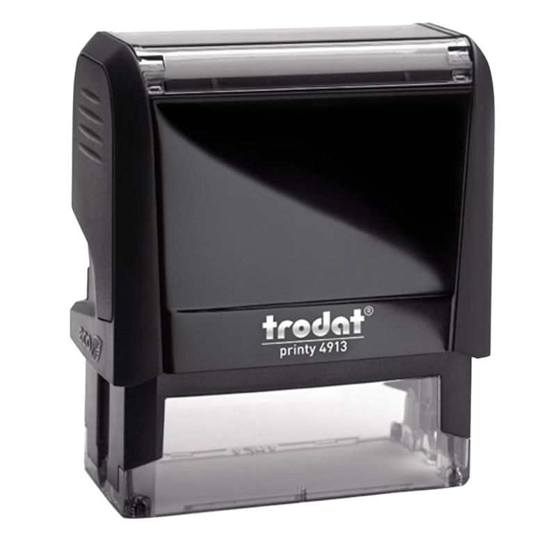 Harland Clarke Self Inking Endorsement Stamp 1 x 2 34 Black Ink by Office Depot &amp; OfficeMax