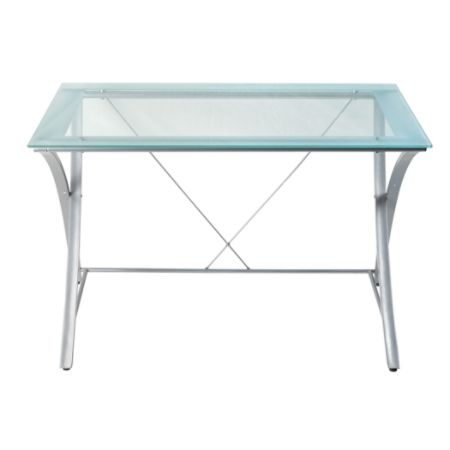 Realspace Zentra Main Desk Silverclear Office Depot