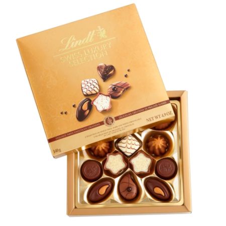 Lindt Chocolate Swiss Luxury Selection Assortment 145g Box - Office Depot