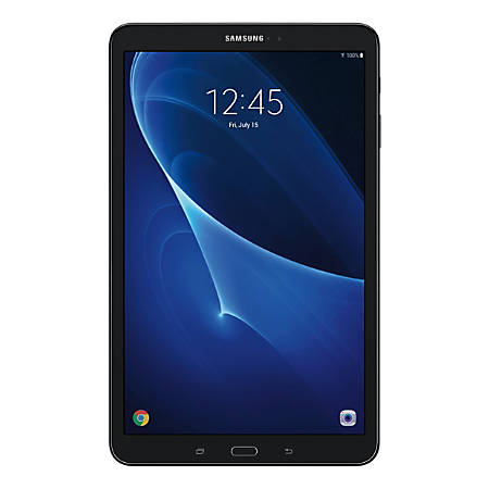 Samsung Galaxy Tab A Wi Fi Tablet 10.1 Screen 2GB Memory 32GB Storage Android 9.0 Pie Black SM