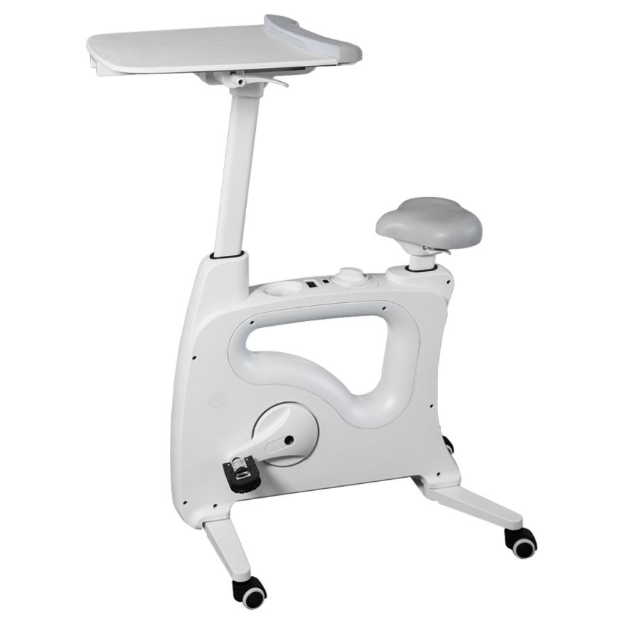 Flexispot V9 Desk Exercise Bike With Notebook Tray White Zerbee