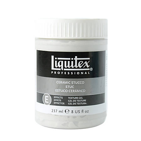 liquitex mediums gel acrylic texture stucco ceramic oz pack officedepot