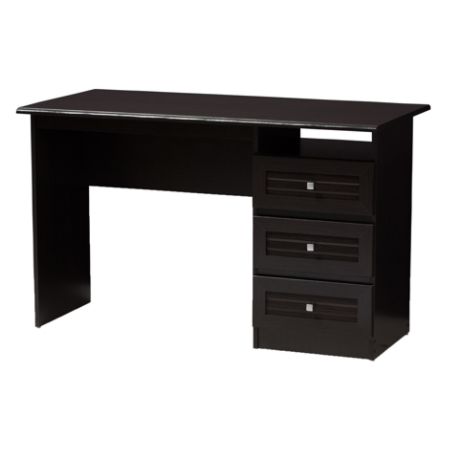 Baxton Studio Elea Writing Desk Wenge Brown Office Depot