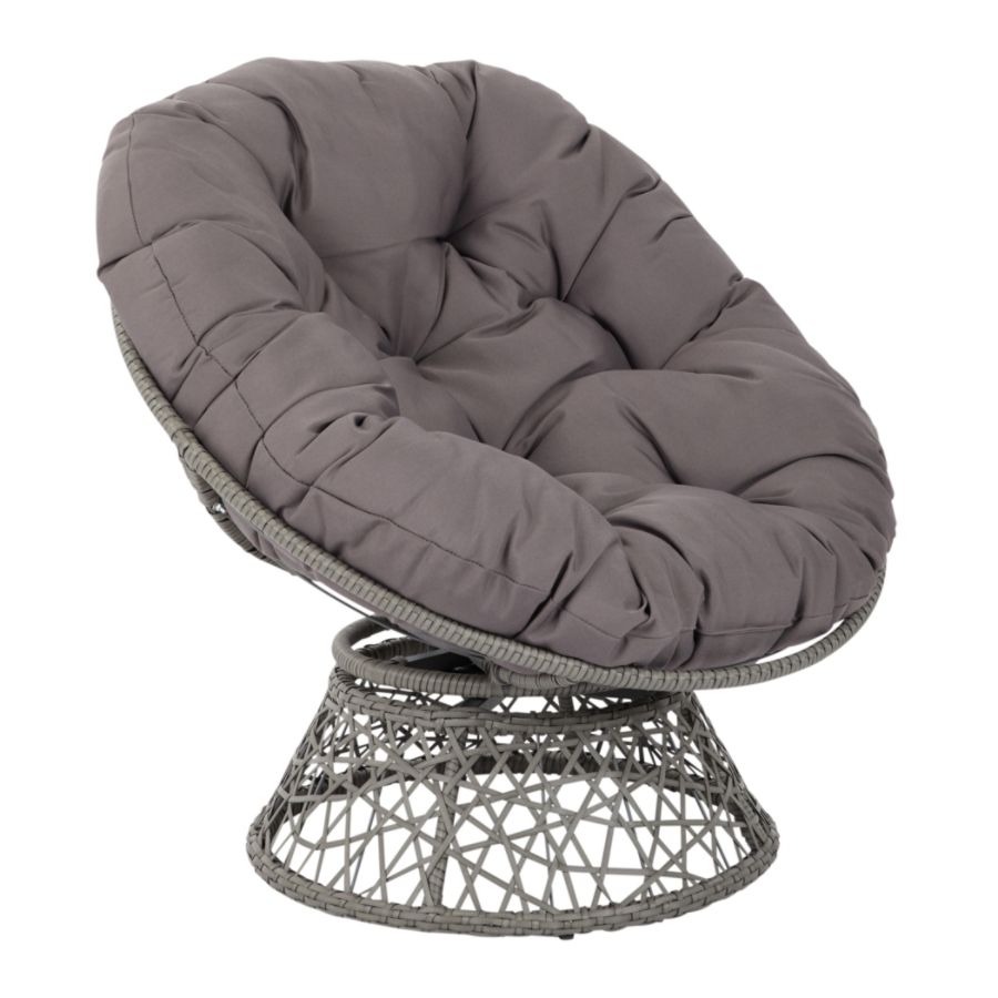 Office Star Papasan Chairs Gray Gray Zerbee