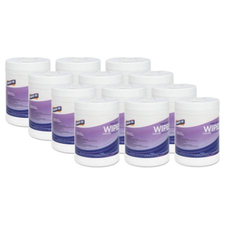 Hand Sanitizing Wipes 240Tub 12CT Lemon - Office Depot