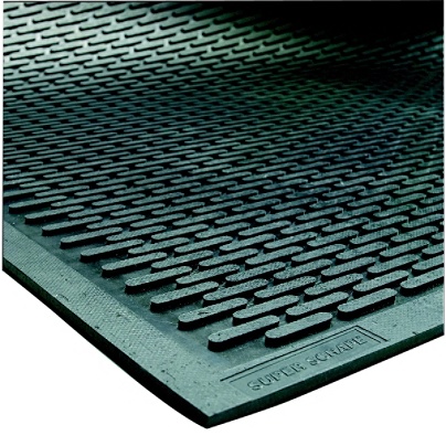 Superscrape Floor Mat 4 X 8 Black Office Depot