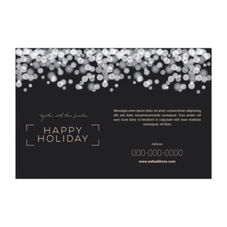Banner Template Horizontal Lights And Black Office Depot