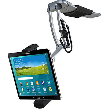 cta flex tablet stand multi digital 360deg rotating holder support screen mount display officedepot