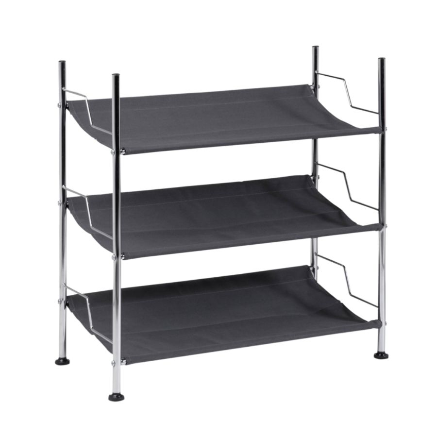 Sunbeam Shoe Rack 2 Tier Expandable Chrome Brickseek