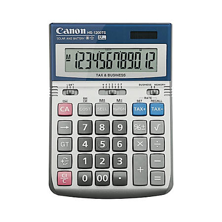 Canon Hs 1200ts Desktop Display Calculator Office Depot