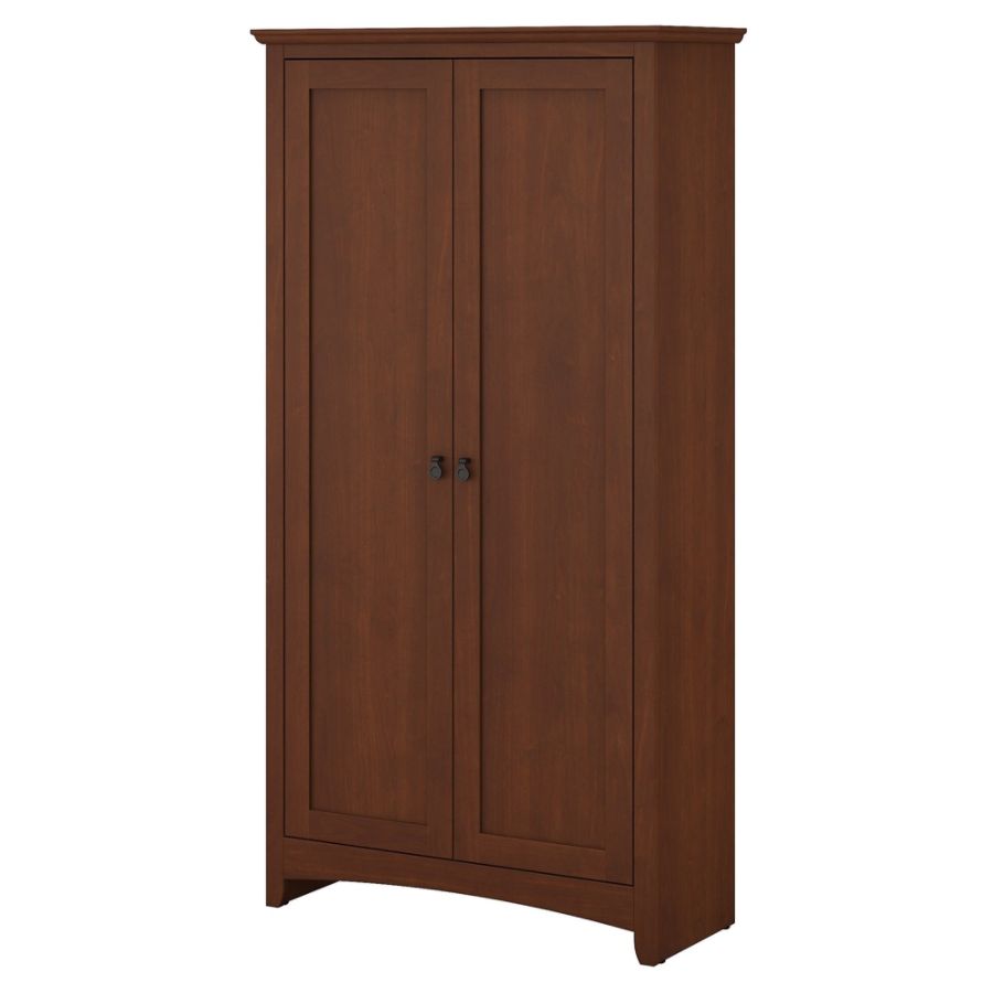 Bush Furniture Buena Vista Tall Storage Cabinet With Doors Serene
