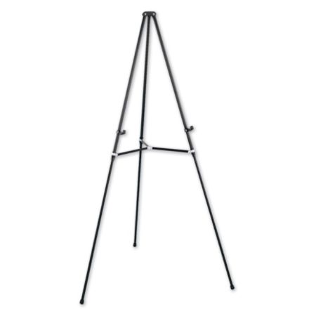 Quartet Lightweight Telescoping Easel Black Aluminum by Office Depot ...