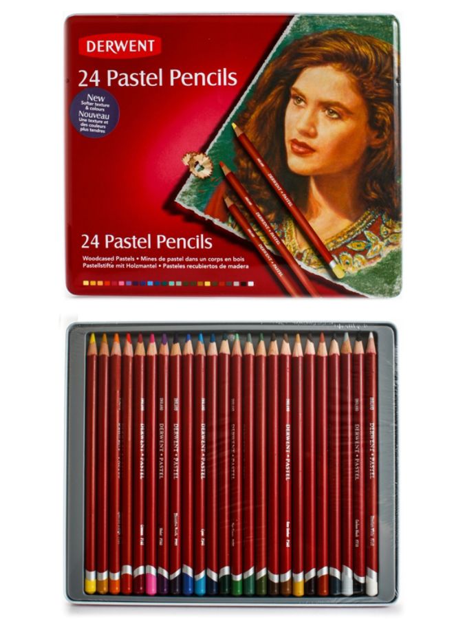 Pastel Pencils - Derwent 24ct