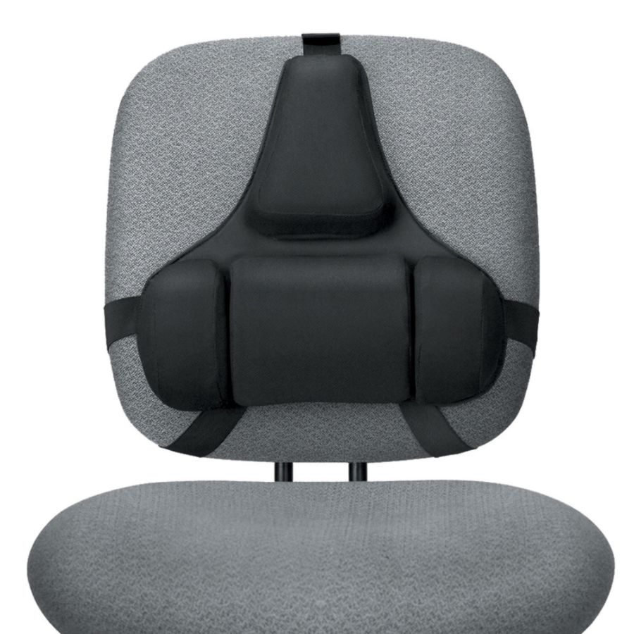 Fellowes Professional Series Back Support, Memory Foam Cushion, 15w x 2d x 14.5h, Black -FEL8037601