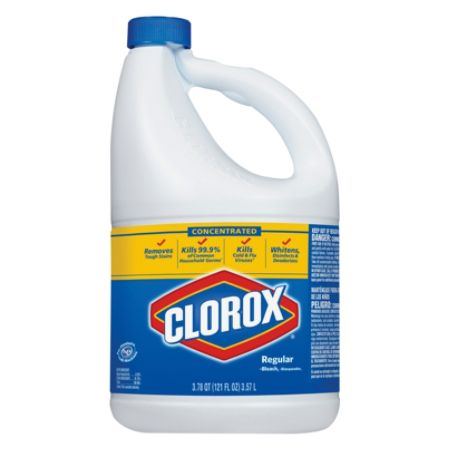 Clorox Regular Liquid Concentrated Bleach 121 Oz fice Depot