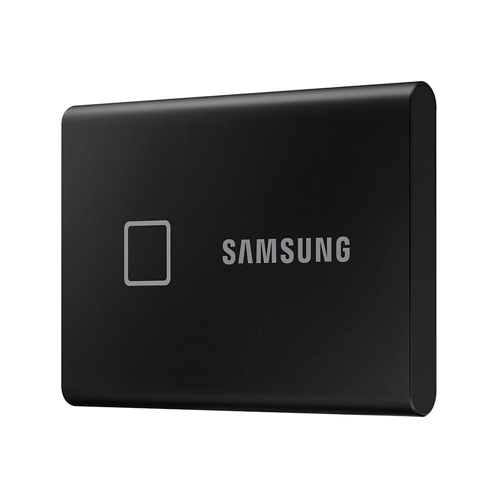 Samsung Portable SSD T7 Touch MU-PC500K - Solid state drive - encrypted - 500 GB - external (portable) - USB 3.2 Gen 2 (USB-C connector) - 256-bit AES