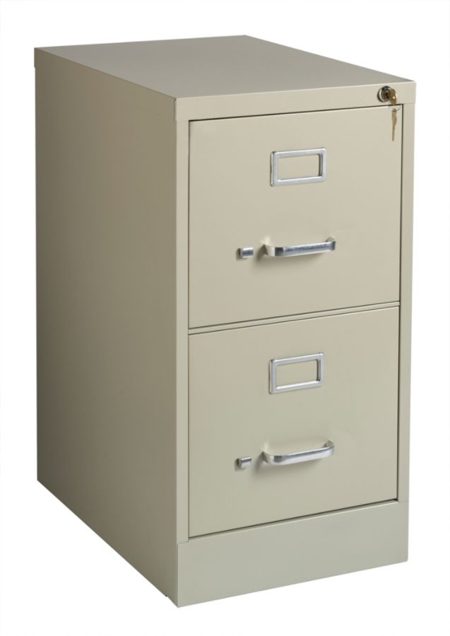 Realspace 22 D 2 Drawer Cabinet Putty Office Depot