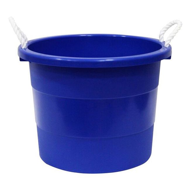 United Solutions Rope Handle Tub 10 Gallon Blue by Office ...