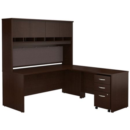 Bush Business Furniture Components 72 W L Shaped Desk With Hutch