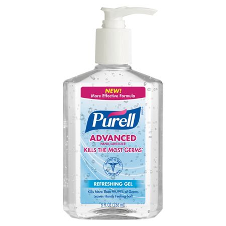 Purell Instant Hand Sanitizer 8 Oz Carton Of 12 Bottles