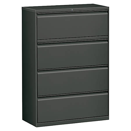 Workpro File 42 W 4 Drawer Charcoal Office Depot