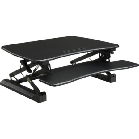 Lorell V2 Sit To Stand Desk Riser Black Office Depot