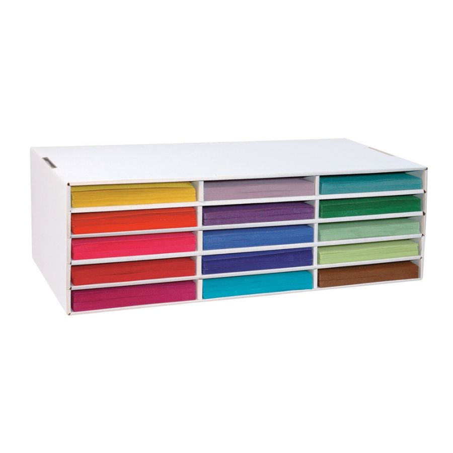 Pacon Construction Paper Storage Unit 60percent Recycled White