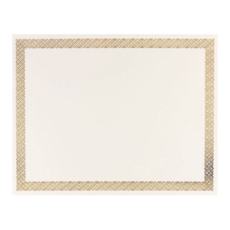 Great Papers Foil Certificate 8 12 x 11 Gold Braided Pack Of 12 by ...