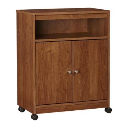 Ameriwood Home Landry Microwave Cart With Cabinet 30 H X 23 W X 15