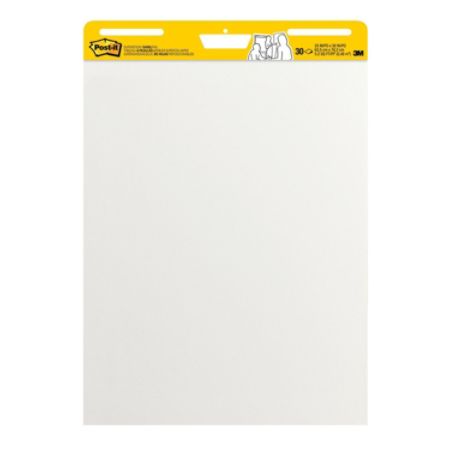 Post It Super Sticky Easel Pad 25 X 30 White Pad Of 30 Sheets Item 618017