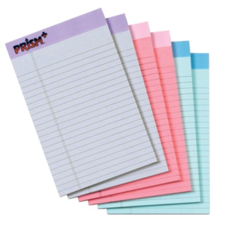 Tops Prism Legal Pads 5 X 8 Narrow Ruled 100 Pages 50 Sheets Per Pad 