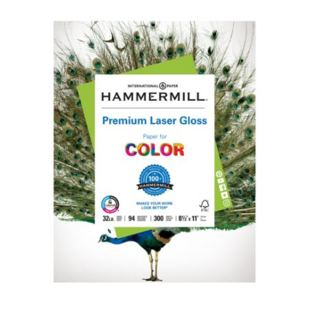 laser paper gloss hammermill lb sheets pack