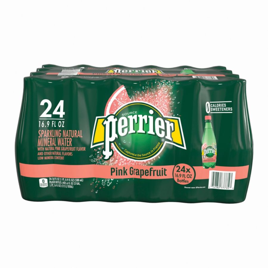 UPC 074780777353 product image for Perrier Flavored Sparkling Mineral Water, Pink Grapefruit, 16.9 Oz, Pack Of 24 B | upcitemdb.com