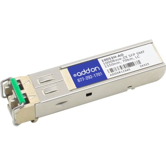 UPC 821455072448 product image for AddOn Extreme Networks 10053H Compatible 1000Base-ZX SFP Transceiver (SMF, 1550n | upcitemdb.com