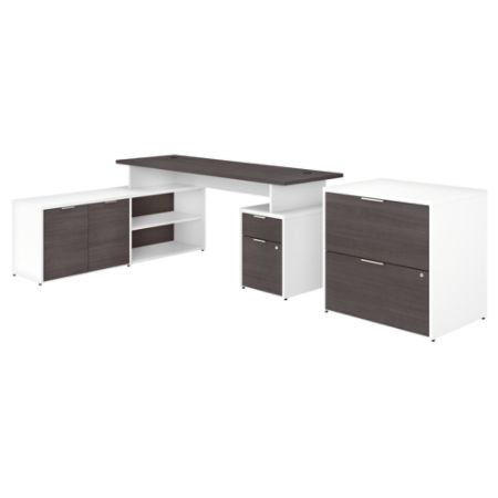 Bush Jamestown Deskdrawers 72 White Office Depot