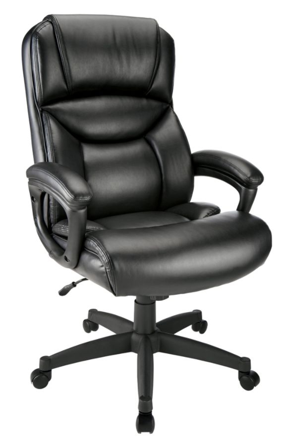 Realspace Fennington Bonded Leather Executive High-Back Chair