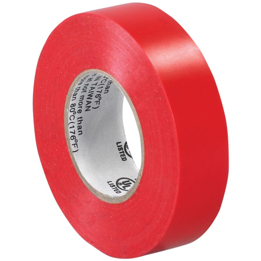 Box Partners Electrical Tape 7.0 Mil 3/4"x 20 yds. Red 10/Case T96461810PKR