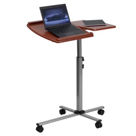 Flash Furniture 30 W Laptop Desk Cherry Office Depot