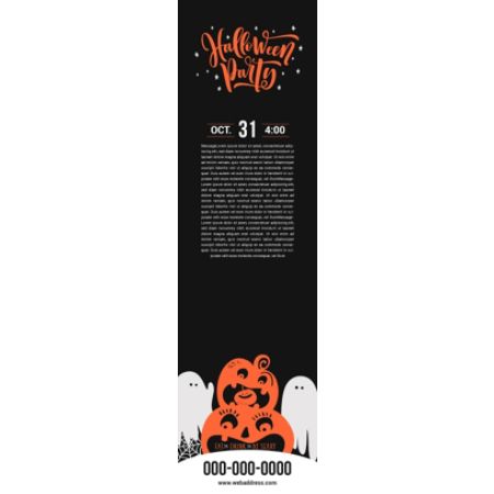 Vertical Banner Template Pumpkin Office Depot