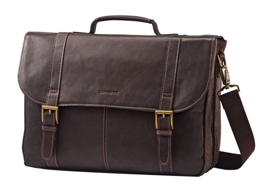 samsonite leather portfolio