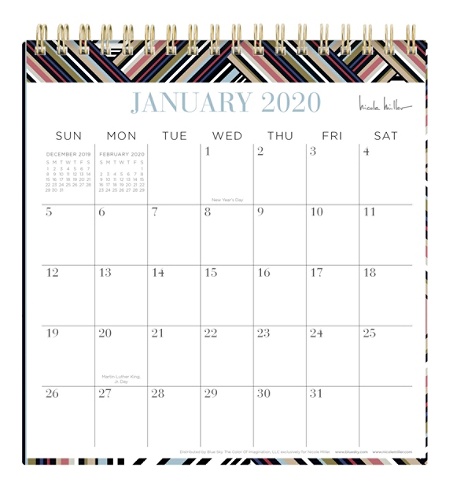 Nicole Miller For Blue Sky Calendar 117235 Office Depot