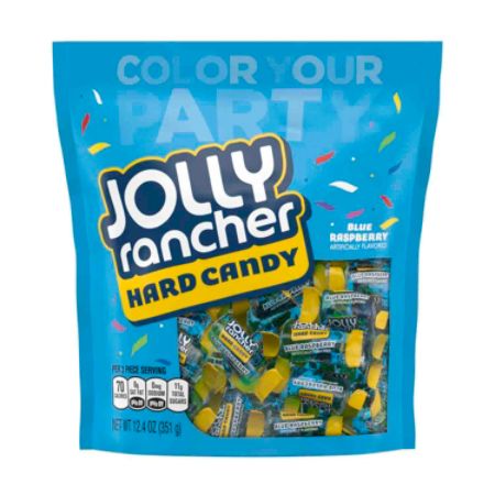 Jolly Rancher Blue Raspberry Hard Candy 12.4 Oz Pack Of 4 Bags - Office ...