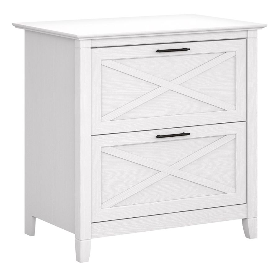 Photo 1 of 2 Drawer Key West File Cabinet Pure White Oak - Bush Furniture