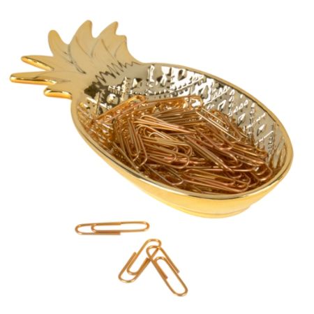 Office Depot Brand Pineapple Paper Clip Tray Gold - Office ...