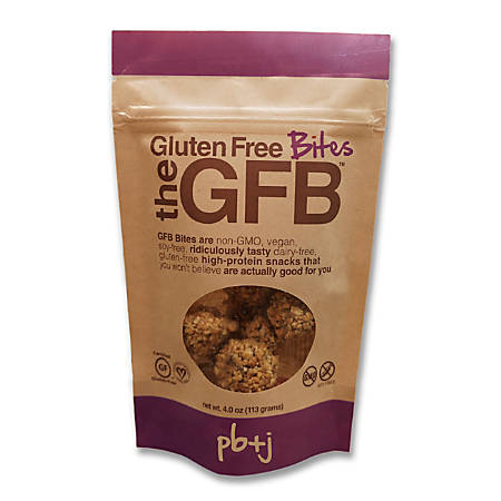 gfb the gluten free bites peanut butter and jelly 4 oz pack of 12 by gfb the gluten free bites peanut